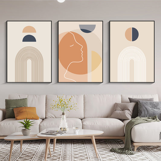 Art Pavilion Decorative Painting Canvas Core Frame less Hanging Picture