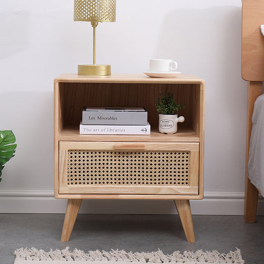 Nordic Style Simple Modern Bed Sid Unit