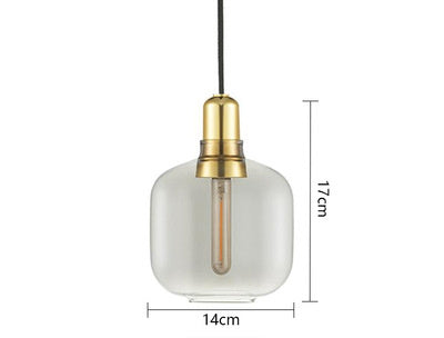 Retro Modern Twist Dining Room Living Room Marble & Glass Chandelier Light Bulbs