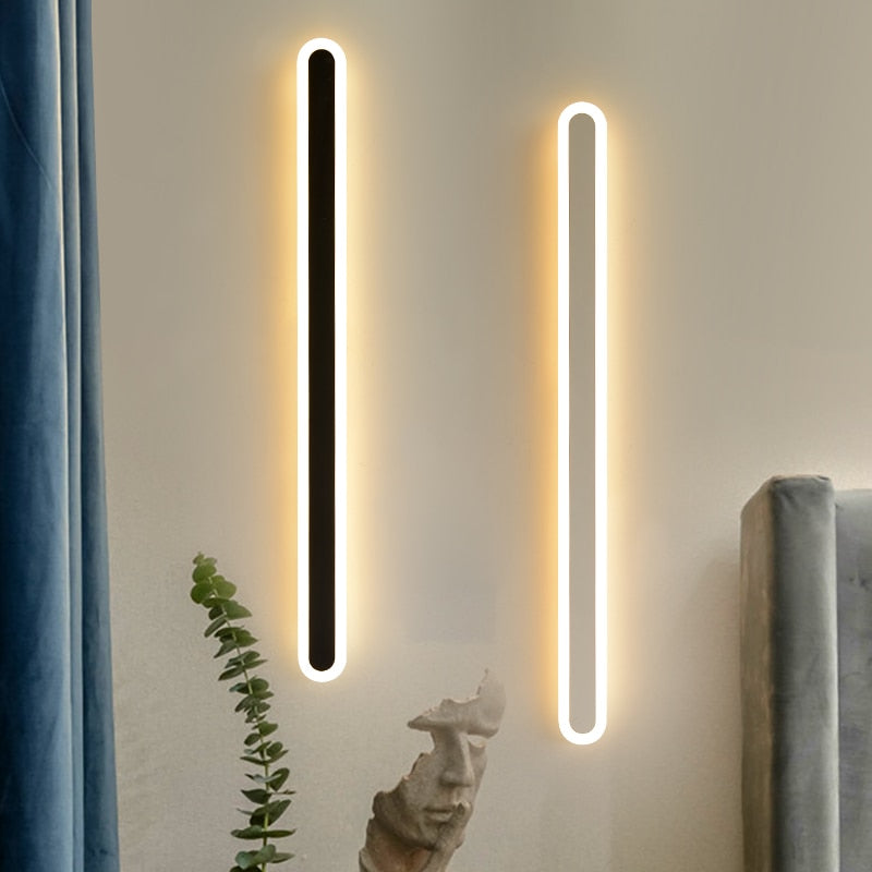 Simple Modern LED Line Wall Lamp Light