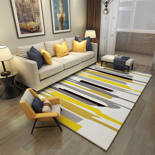 Simple Multiple Modern Geometric Patterns Colours Living Rug