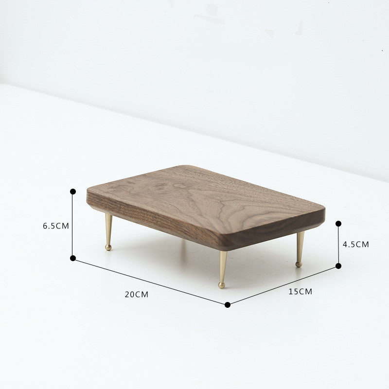 Walnut Office Desk Clean Modern USB Design