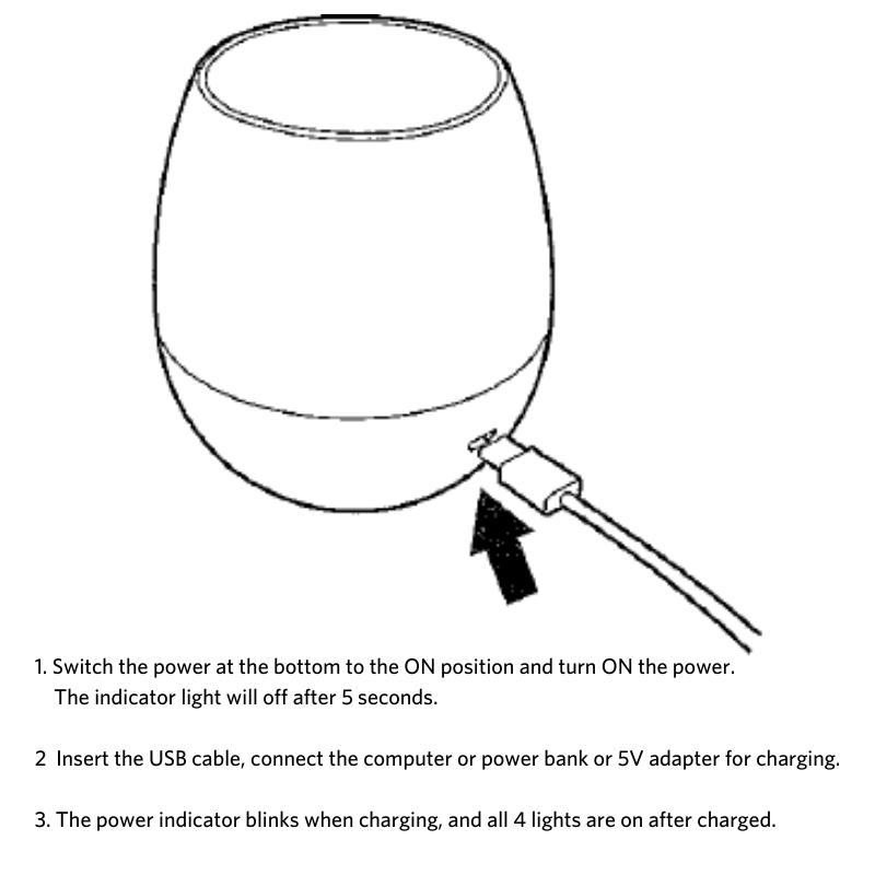 Smart Candle Night Lamp Air Blow Puff Sound Sensor