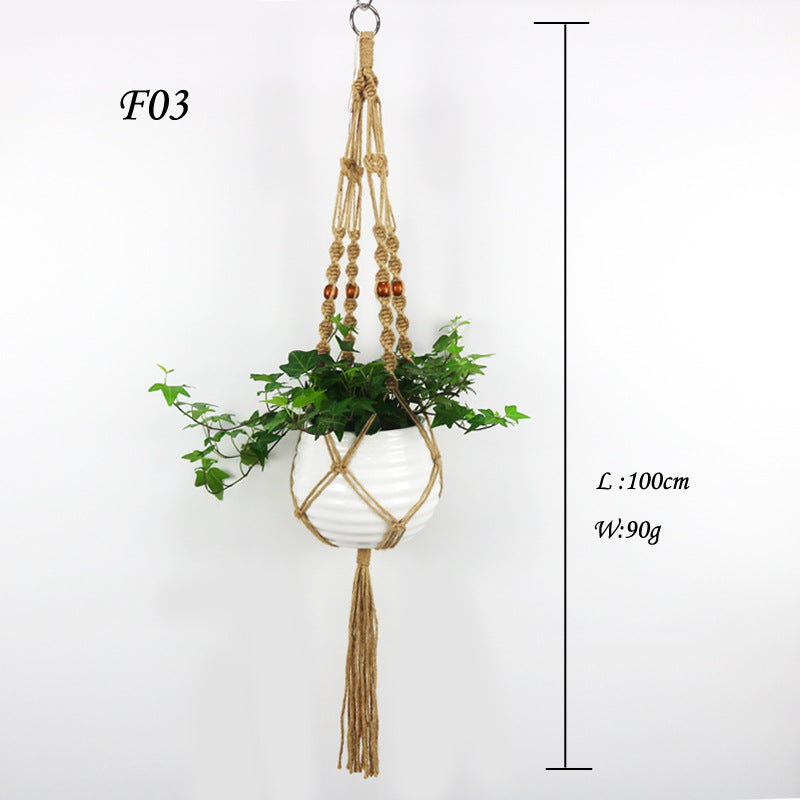 Simple Interior Designed Hanging Net Basket