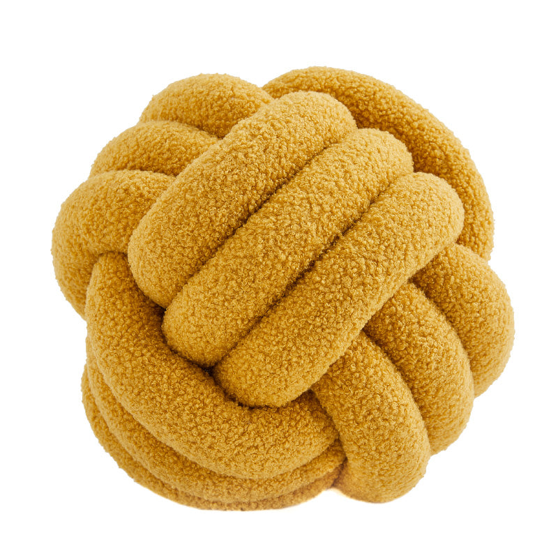 Modern Knotted Ball Pillow