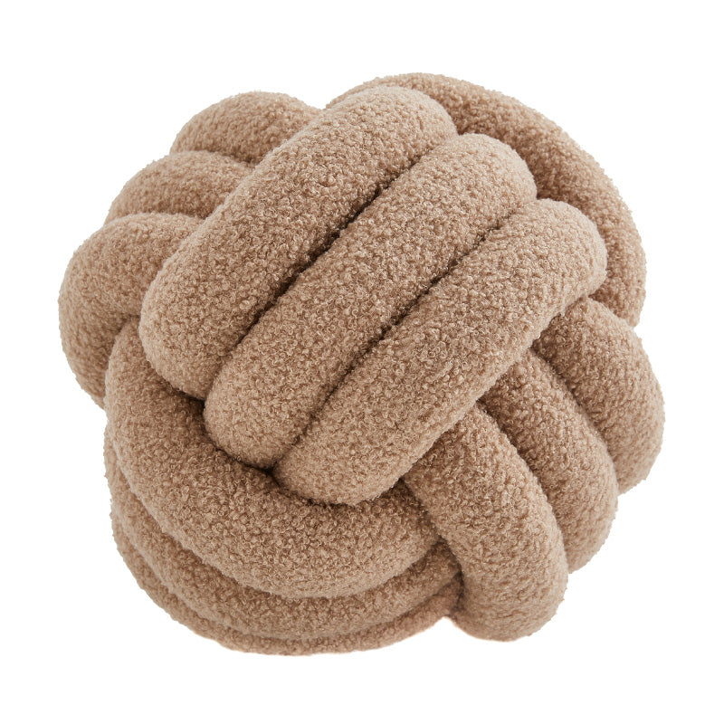 Modern Knotted Ball Pillow