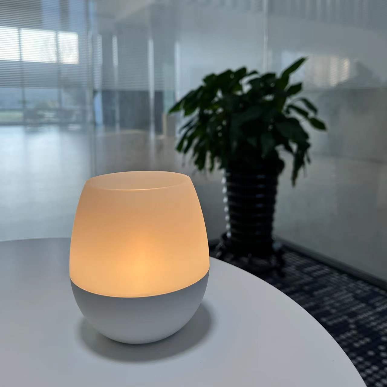 Smart Candle Night Lamp Air Blow Puff Sound Sensor