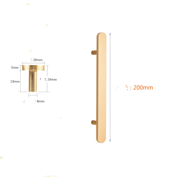 Top Resistant Modern Light Luxury Style Furniture Handle Wardrobe Door