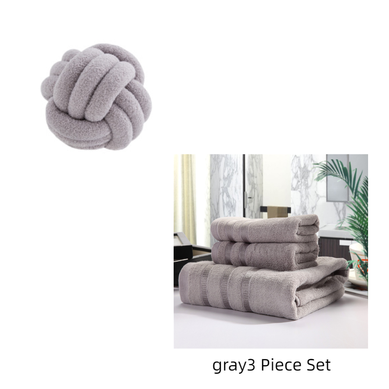 Modern Bedroom Sofa Knotted Ball Pillow