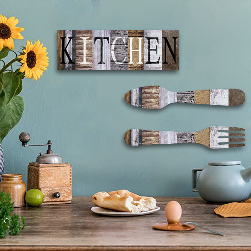 Kitchen Dining Wooden Sign Pendant Kitchen Dining Room