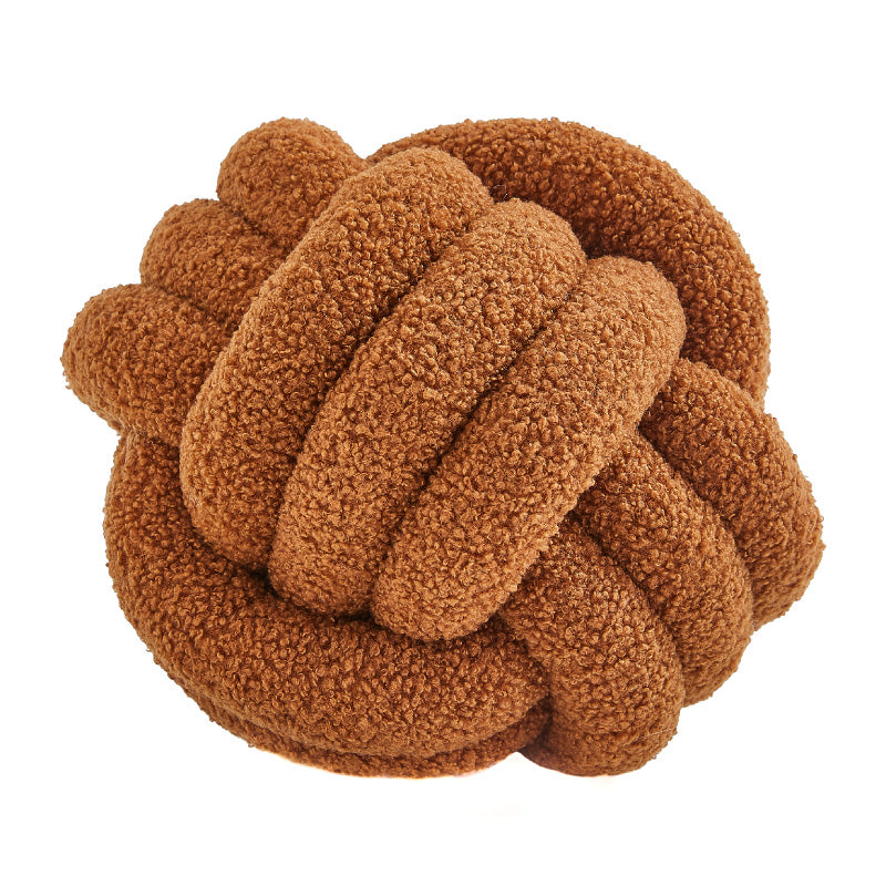 Modern Knotted Ball Pillow