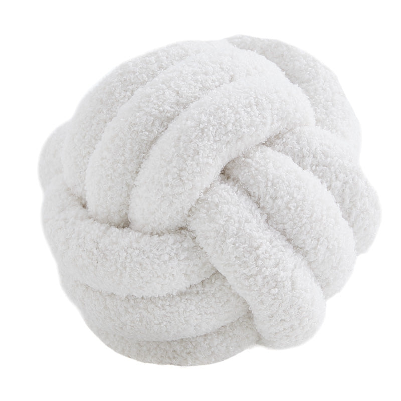 Modern Knotted Ball Pillow