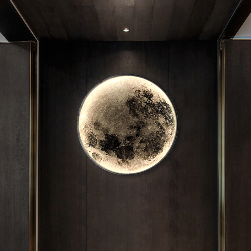 Moon Design Dimmable Wall Lamp