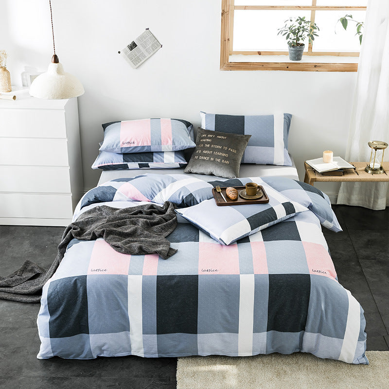 Check Cotton Bedding Modern Collective