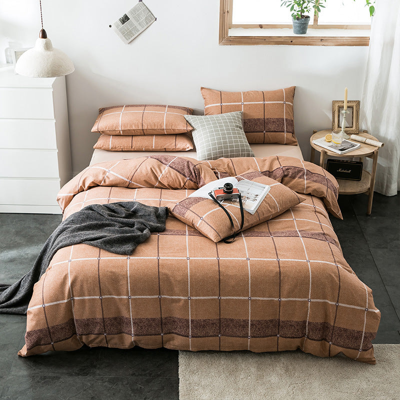 Check Cotton Bedding Modern Collective