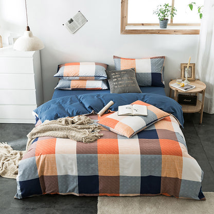 Check Cotton Bedding Modern Collective