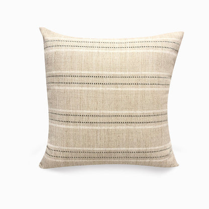 Pillowcase Linen Plain Striped Checkered Modern Simple Cushion Living Room Cushion