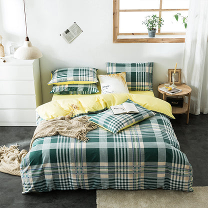 Check Cotton Bedding Modern Collective