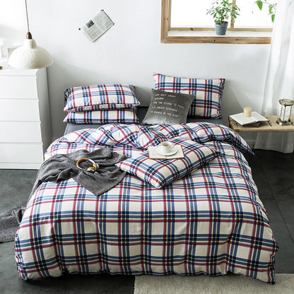 Check Cotton Bedding Modern Collective