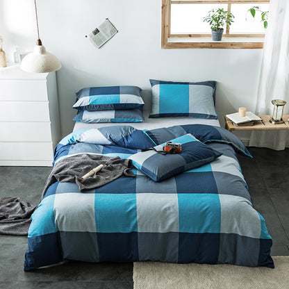 Check Cotton Bedding Modern Collective