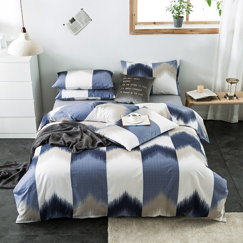Check Cotton Bedding Modern Collective