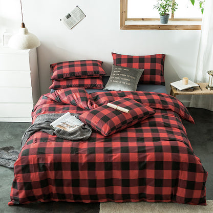 Check Cotton Bedding Modern Collective