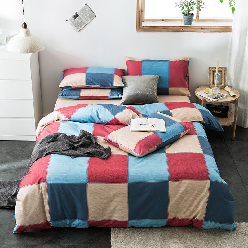Check Cotton Bedding Modern Collective