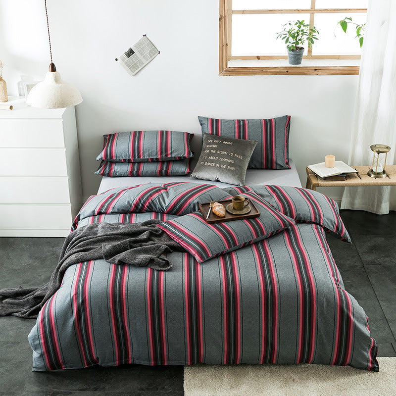 Check Cotton Bedding Modern Collective