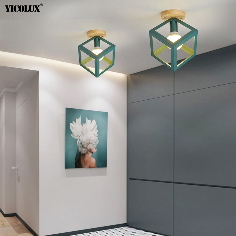 New Modern LED Chandelier Lights Nordic Style Indoor Lighting Bedroom Living Children's Room Lamps Corridor Aisle Loft Luminaire