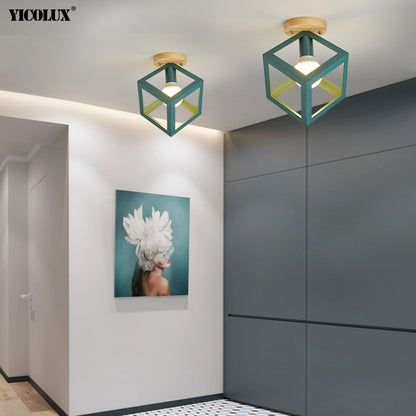 New Modern LED Chandelier Lights Nordic Style Indoor Lighting Bedroom Living Children's Room Lamps Corridor Aisle Loft Luminaire