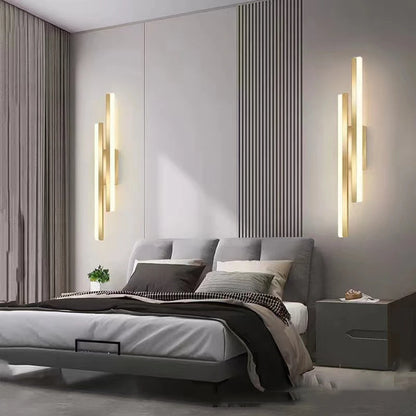 Modern Led Wall Lamp Strip Light Bedroom Bedside Indoor Lighting Decoration