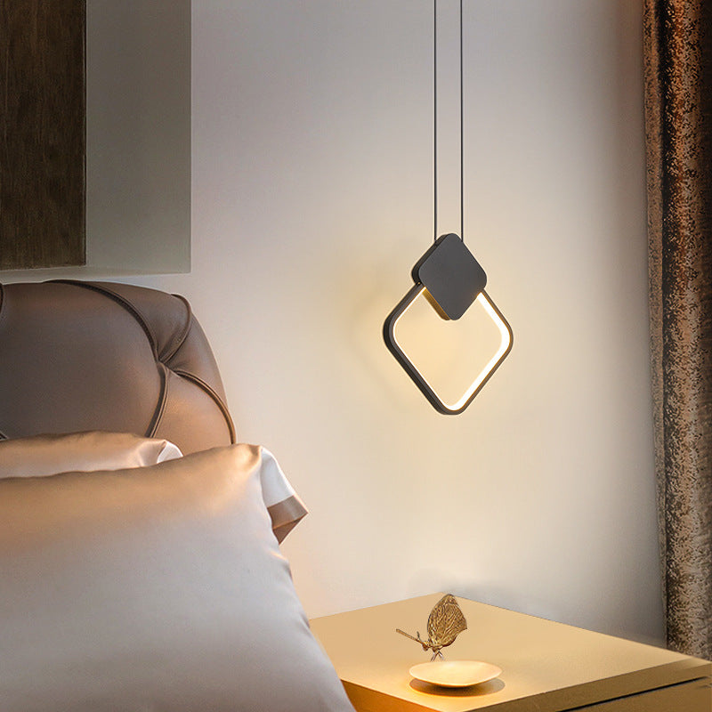 Lampes de chevet de chambre à coucher modernes par câble