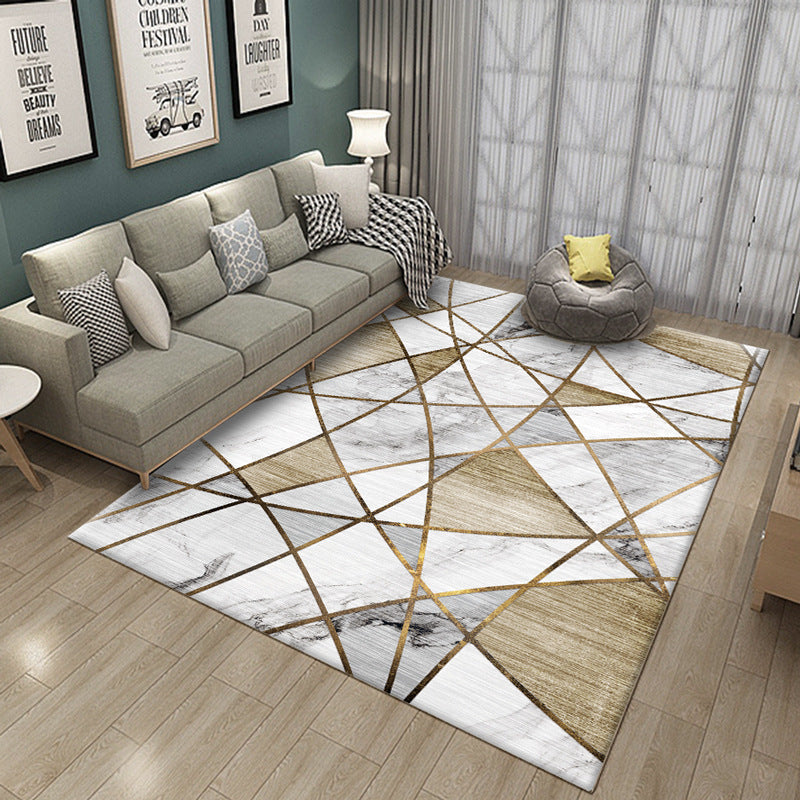 Modern Nordic Minimalist Living Room Coffee Table Rug