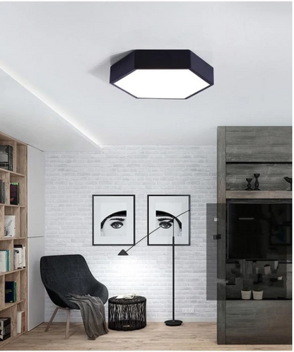 Modern Minimalist Thin Geometric Ceiling Lamp