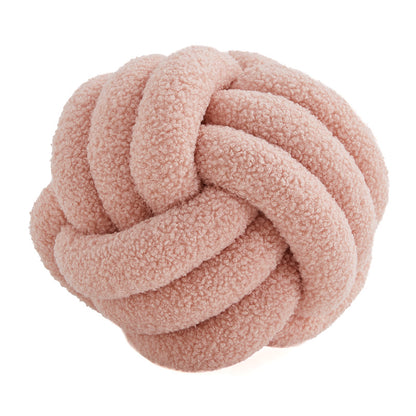 Modern Bedroom Sofa Knotted Ball Pillow