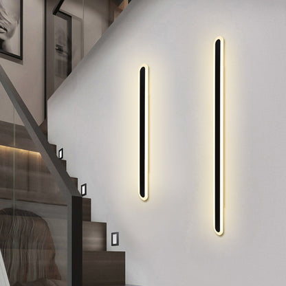 Lámpara de pared de línea LED moderna y sencilla 
