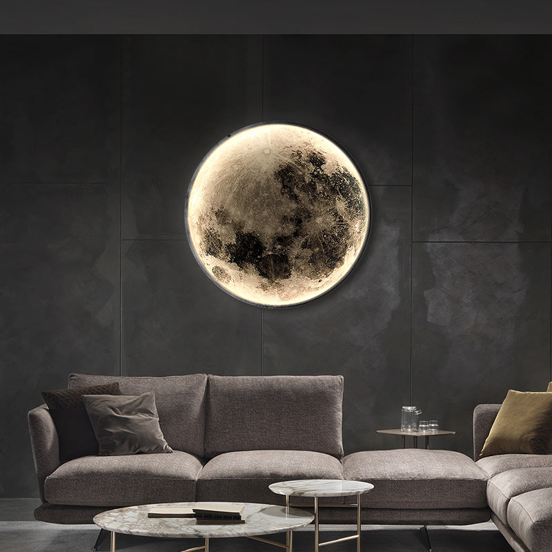 Moon Design Dimmable Wall Lamp