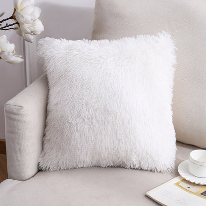 Velvet Nordic Sea Solid Color Pillow Home Cushion