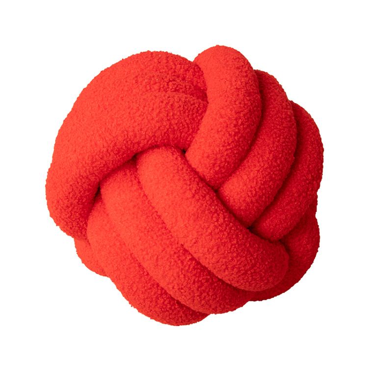Modern Bedroom Sofa Knotted Ball Pillow