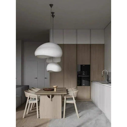 Lámpara de araña de diseño japonés, sala de estar, comedor, moderna y sencilla