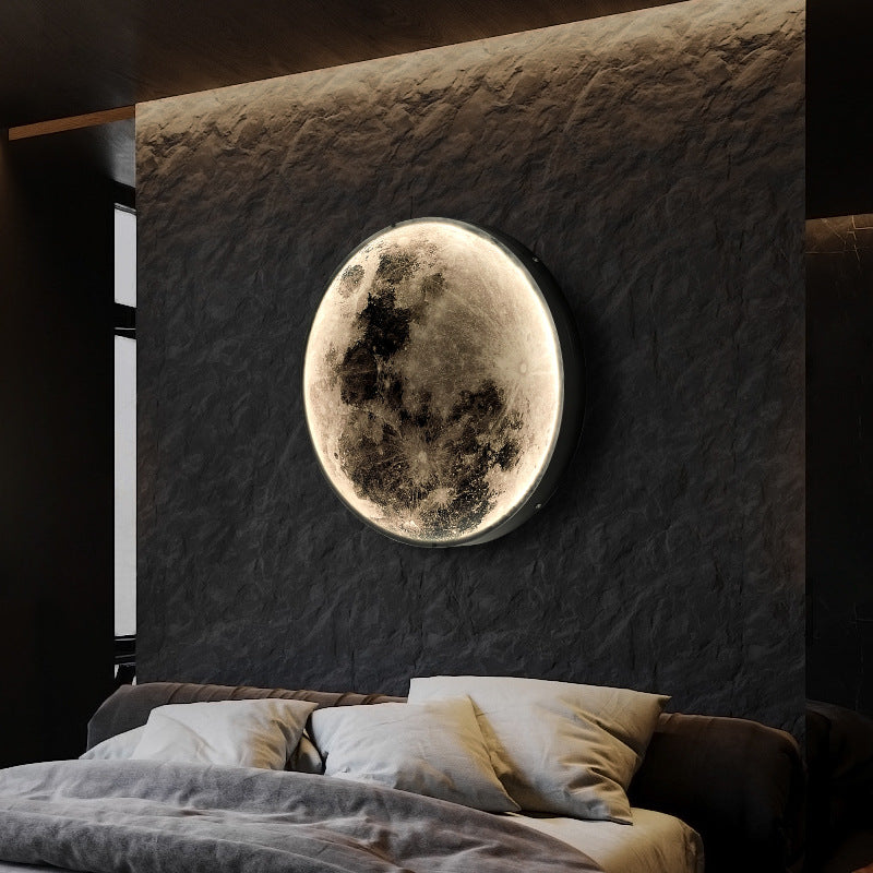 Moon Design Dimmable Wall Lamp