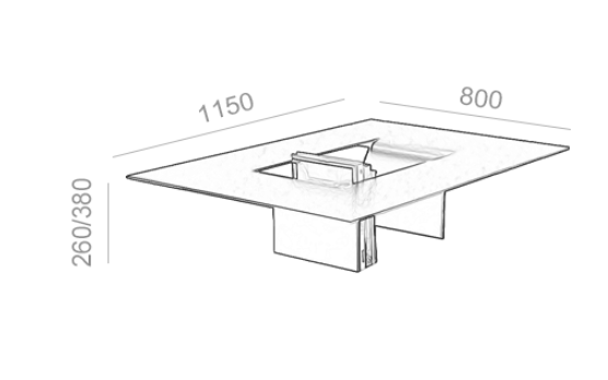 La mesa de estar de centro de metal de diseño moderno de calidad de acero inoxidable de lujo